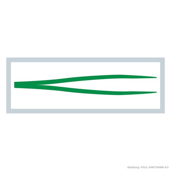 anatomische Pinzette 12,5 cm grün