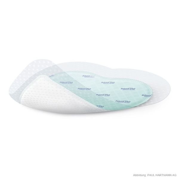 Zetuvit Plus Silicone Border Sacrum Saugkompressen 18 x 18 cm (10 Stck.)