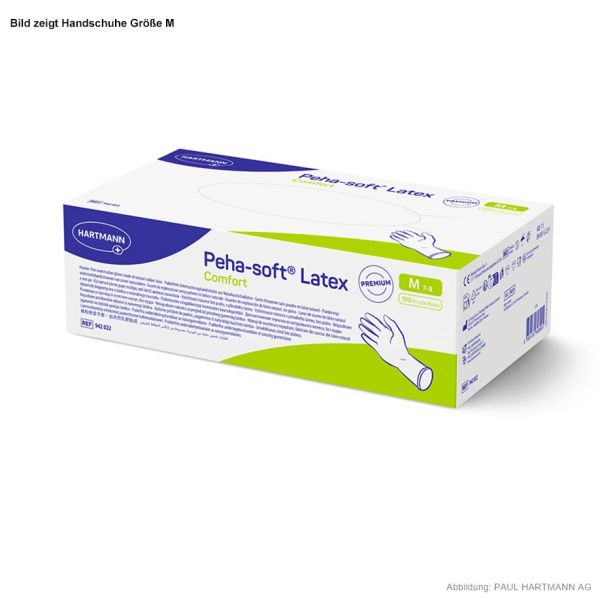 Peha-soft Latex Comfort U.-Handschuhe Gr. XS