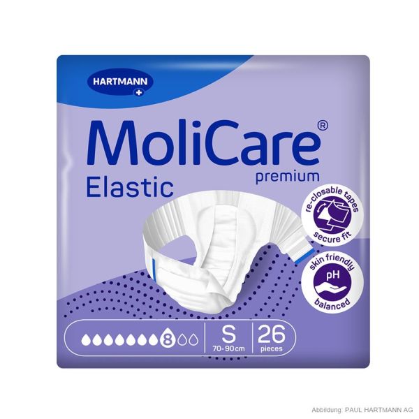 MoliCare Premium Elastic 8 Tropfen Gr. S Inkontinenzslips (26 Stck.)