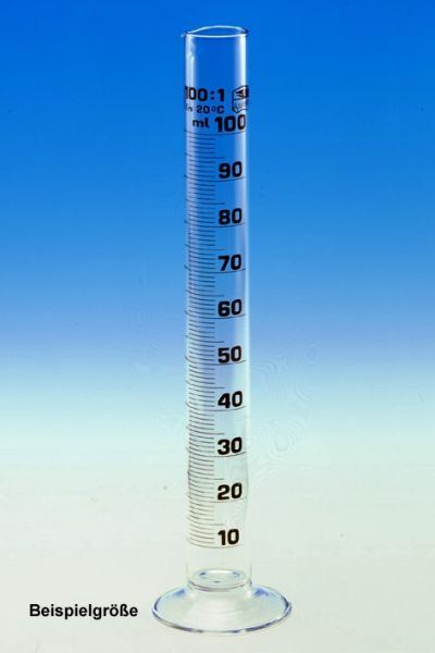 Messzylinder, Rundfuß 10 ml, hohe Form 0