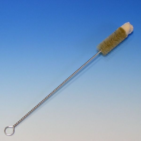 Reagenzglasbürste mit Wollbüschel 10-12 mm Ø