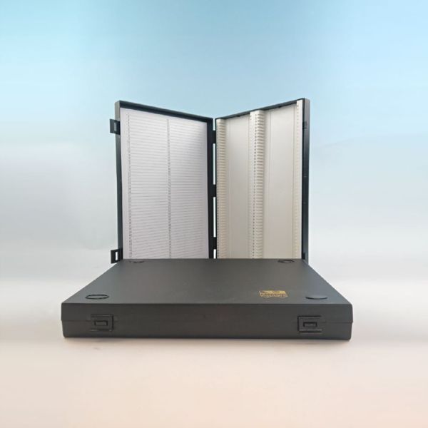 Präparatenkasten, antistatisch für 100 Objektträger