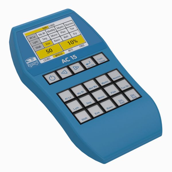 COUNTER elektronisches Blutbildzählgerät AC-15 mit 15 Zähltasten-neue Ausführung-