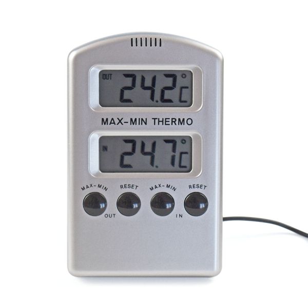 Maxima-Minima-Thermometer, elektronisch, CE