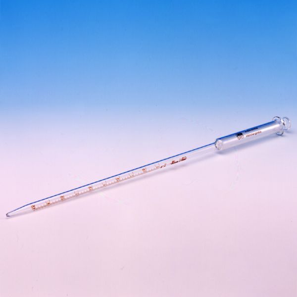 Safety-Messpipette 10 ml mit eingeschliffenem Saugkolben