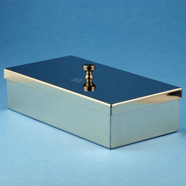 Edelstahl-Instrumentenschale mit Deckel