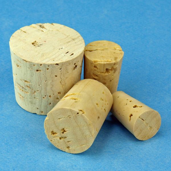 spitze Korkstopfen, 1a-Qualität, porenarm