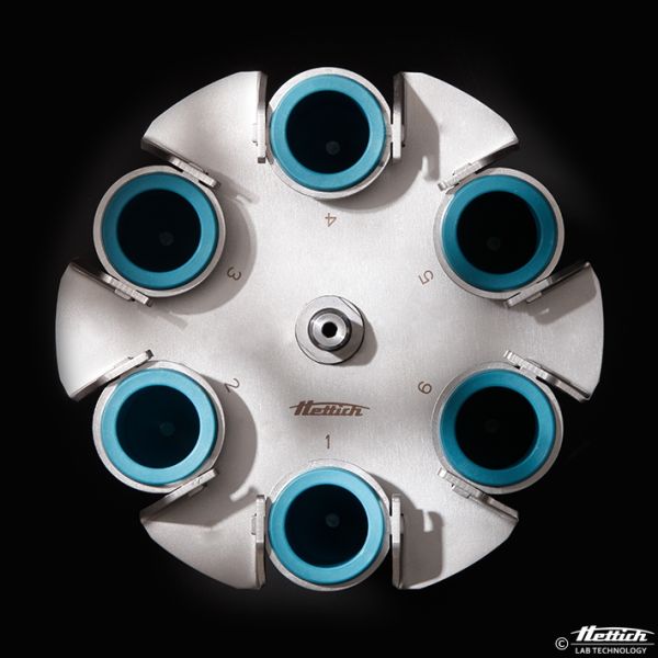 Ausschwingrotor 6-fach, komplett mit Gehängen