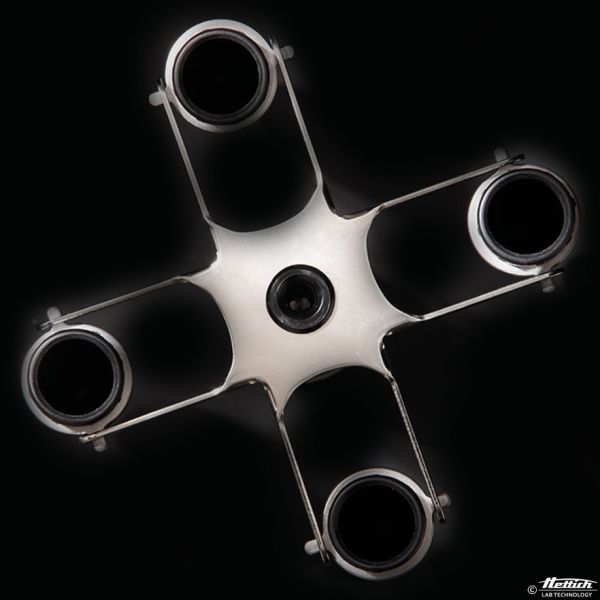 Ausschwingrotor 90° für 4 x 15 ml, mit Gehänge für HET 1011