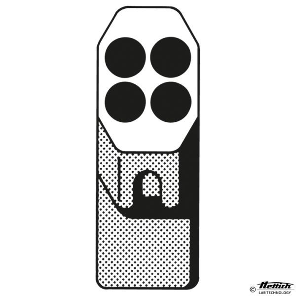 Kunststoff-Gehänge, 4-fach, Ø 17