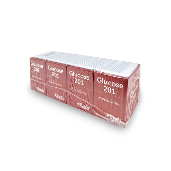 HemoCue Glucose 201 Microküvetten (4 x 25 Stck.) einzeln verpackt