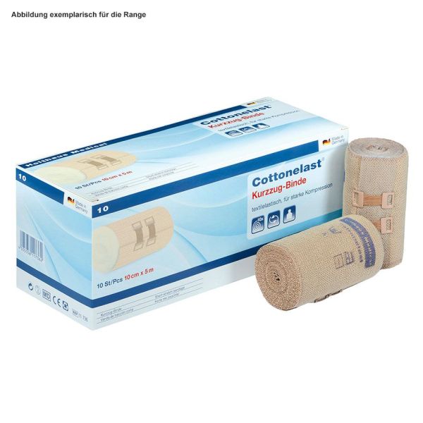 Cottonelast Kurzzugbinde 5 m x 12 cm hautfarben