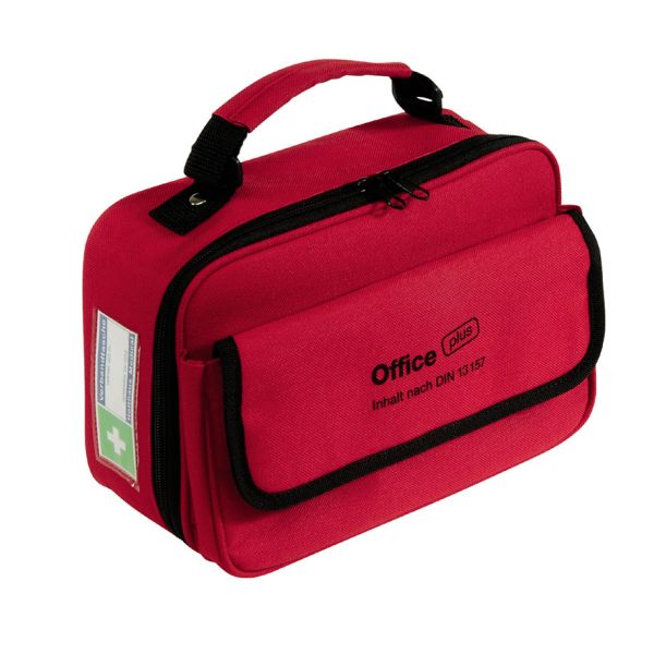 Office plus Verbandtasche rot, gefüllt nach DIN 13157
