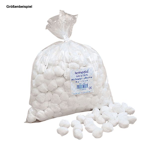 TEMEDIA Schlinggazetupfer, unsteril, walnussgroß dopp.