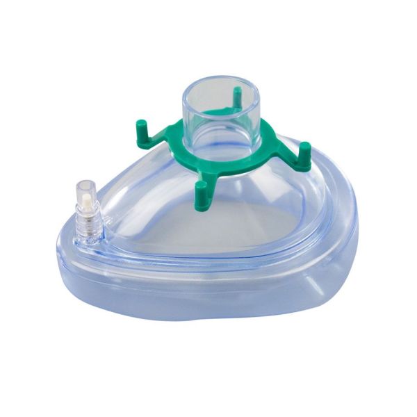 AERObag PVC-Einmal-Beatmungsmaske Gr. 3 für Erwachsene mit Ventil