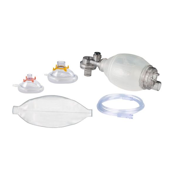 AERObag Beatmungsbeutel SEBS für Kinder mit Maske PVC Gr. 1 und 2