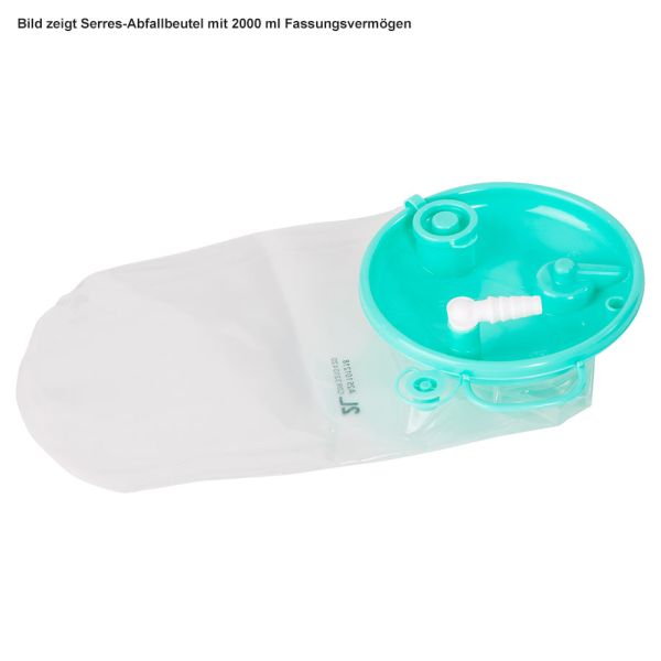 Serres-Absaugbeutel Standard mit Winkelanschluss
