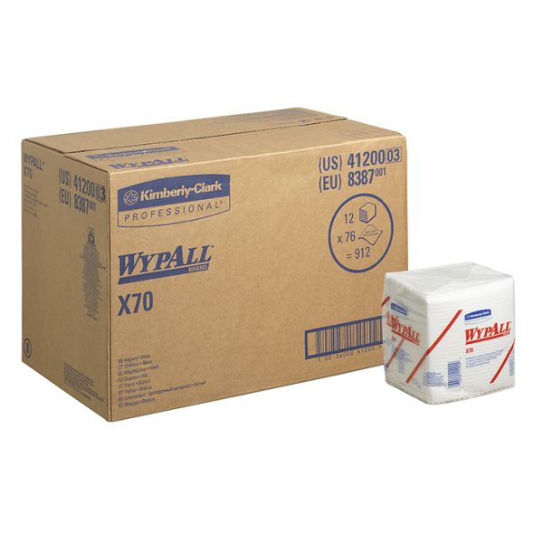 WYPALL X70 Wischtücher, geprägt, 1-lagig