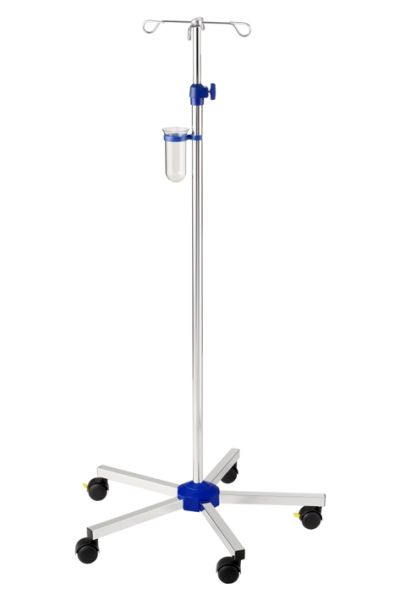 Infusionsständer verchromt ohne Beschwerung