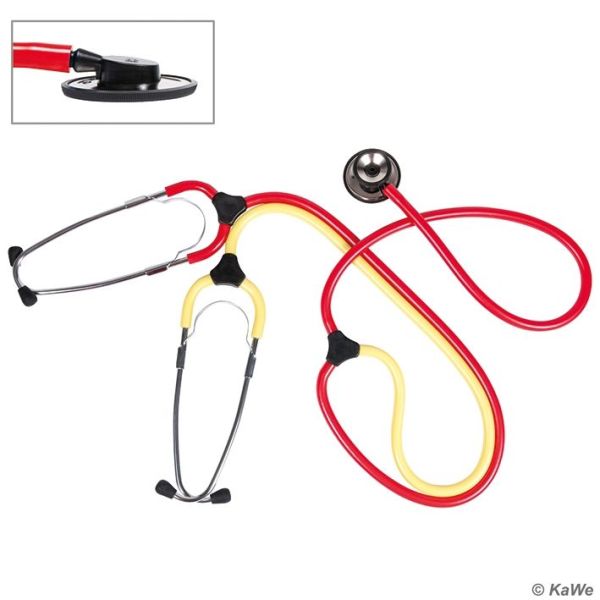 Schwestern-Lehr-Stethoskop Plano, rot-gelb