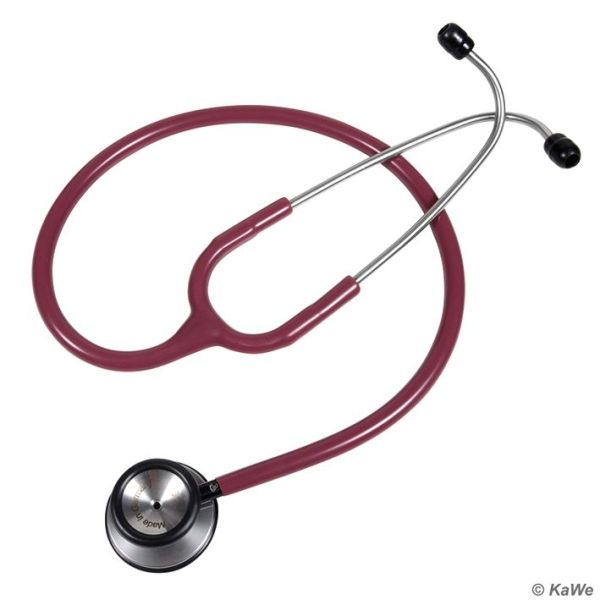 Standard-Prestige Stethoskop Edelstahl, burgunder