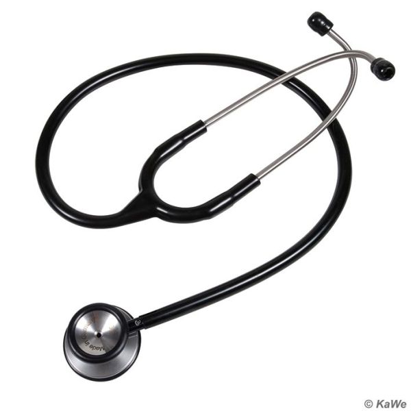 Standard-Prestige Stethoskop Edelstahl, schwarz