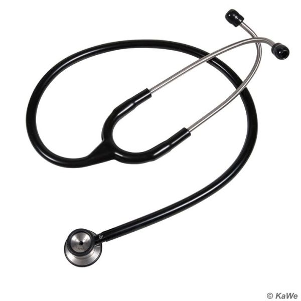 Baby-Prestige Stethoskop Edelstahl, schwarz