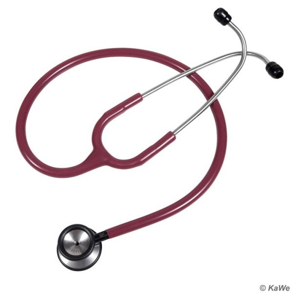 Kinder-Prestige Stethoskop Edelstahl, burgunder