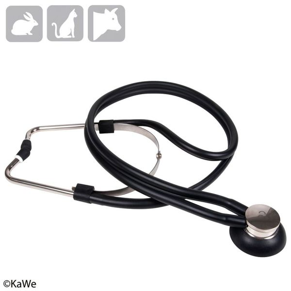 Suprabell-Stethoskop für Veterinär, schwarz