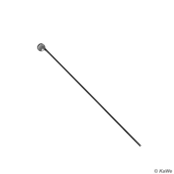 Kehlkopfspiegel Gr. 00, Ø 8 mm aus Metall