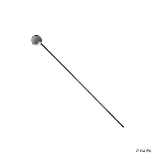 Kehlkopfspiegel Gr. 1, Ø 12 mm aus Metall