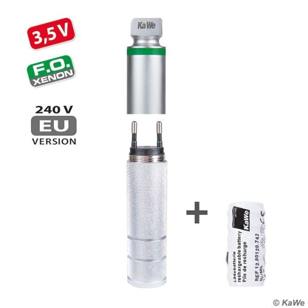 F.O.Xenon-Ladegriff, mittel, 3,5 V, inkl. Akku NiMH für Steckdose 240 V