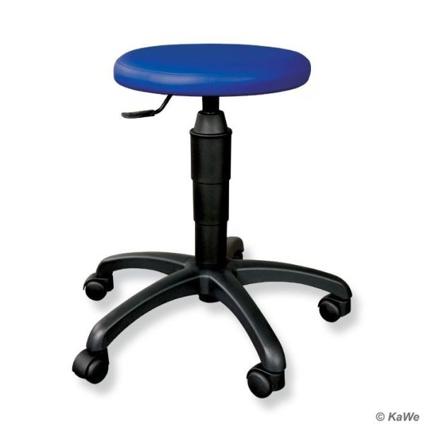 Drehhocker Classic mit Rundsitz, blau 0