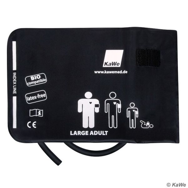 Manschette schwarz, Übergröße, 1-Schlauch