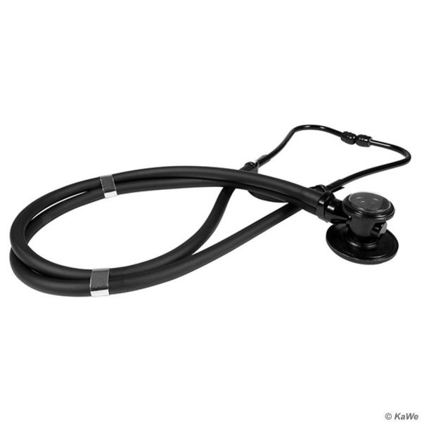 Doppelkopf-Stethoskop Typ Rapport, black-line mit 55 cm Schlauch