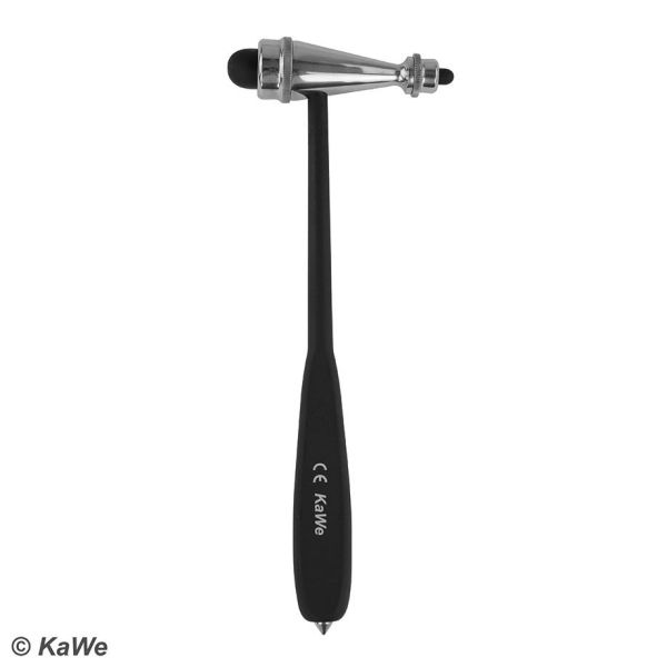 Reflexhammer nach Troemner, leicht mit kpl. schwarzem Kunststoffgriff