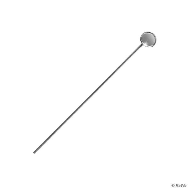 Kehlkopfspiegel Gr. 2, Ø 14 mm aus Metall