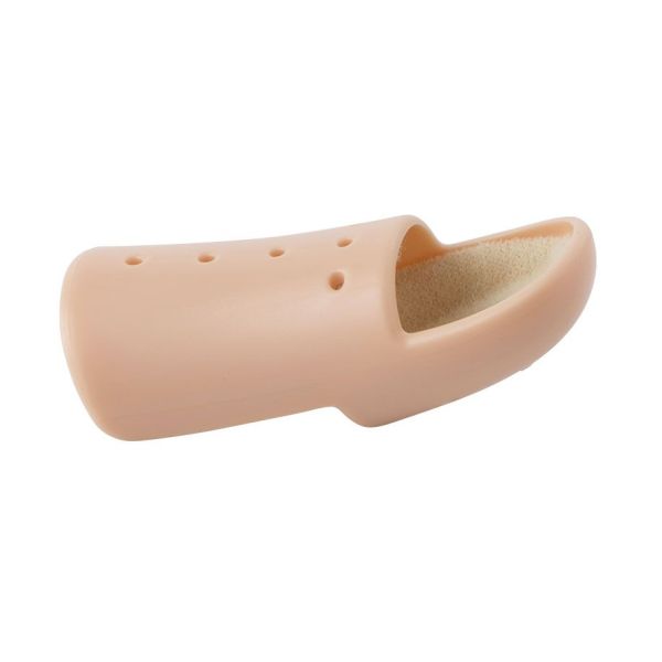 Fingerschiene nach Stack, gepolstert hautfarben Gr. 4