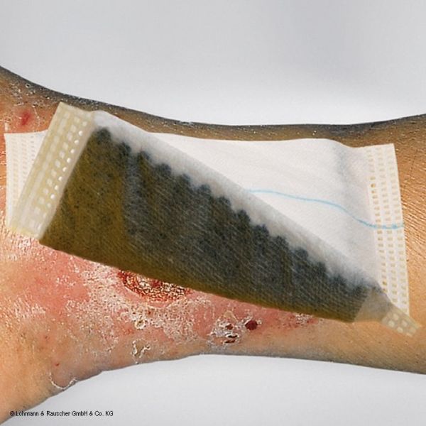 Vliwaktiv Ag Aktivkohle-Saugkompressen mit Silber