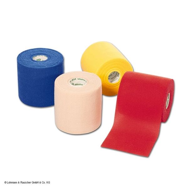 Haftelast latexfrei Fixierbinden blau