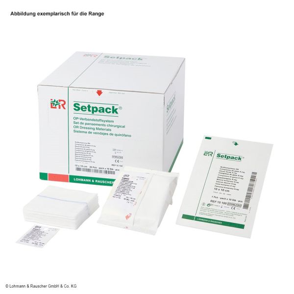 Setpack Mullkompressen RK steril 12-fach 10 x 10 cm (10 Stck.)
