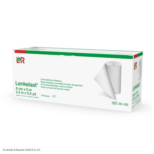 Lenkelast Universalbinden weiß 5 m x 6 cm