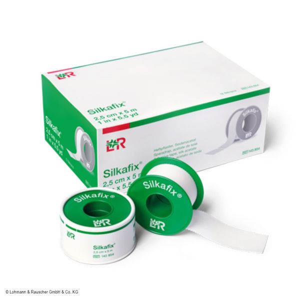 Silkafix-Heftpflaster weiß 5 m x 2,5 cm 0