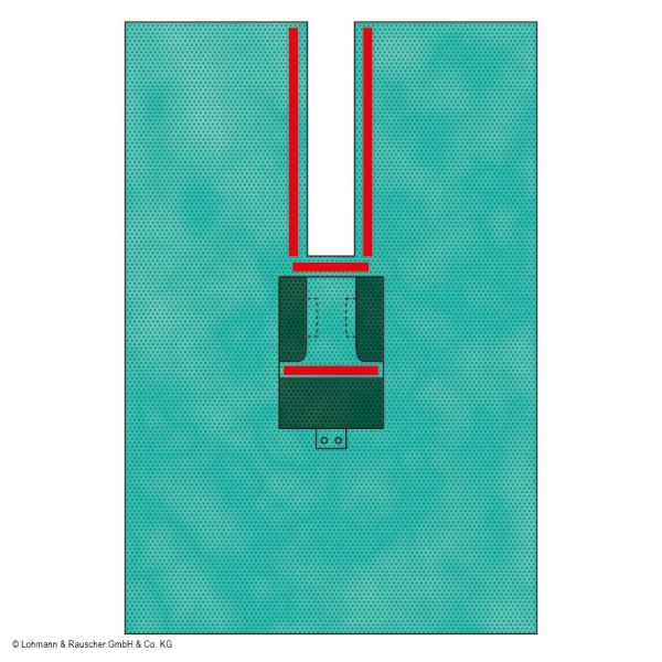 Raucodrape PRO Schlitztücher 2-lagig Plus