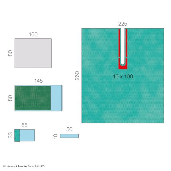 Raucodrape PRO Schulterarthroskopie- Set I