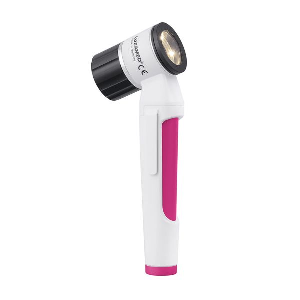 LuxaScope Dermatoskop LED 2,5 V, weiß/magenta