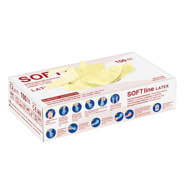 SOFT line U.-Handschuhe Gr. S, Latex