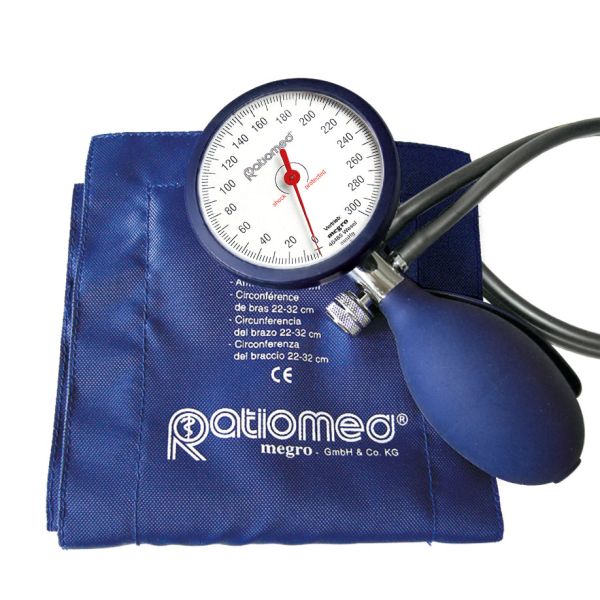 Blutdruckmessgerät ratiomed Doppelschlauch m. Klettenmanschette abw.