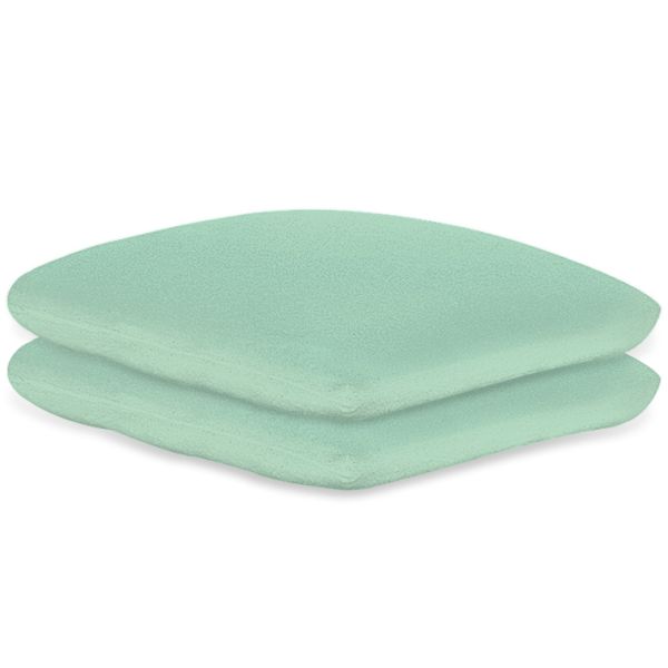 Kissenbezüge Frottee mint, 40 x 40 cm, mit Reißverschluss (2 Stck.)